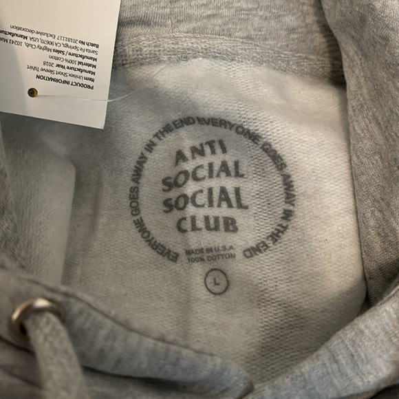 NWT Anti Social Social Club x BT21 Traceable Hoodie - Picture 6 of 8